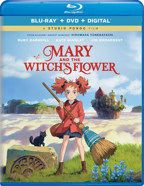GKIDS Mary And The Witch's Flower Blu-ray/DVD