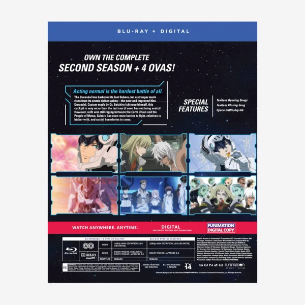 FUNIMATION/CRUNCHYROLL Space Battleship Tiramisu Zwei Season 2 Blu-ray - Image 2