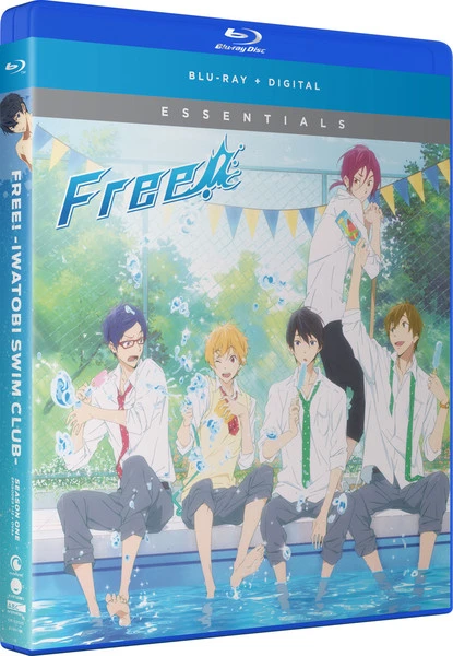 FUNIMATION/CRUNCHYROLL Free! Iwatobi Swim Club Season 1 Essentials Blu-ray