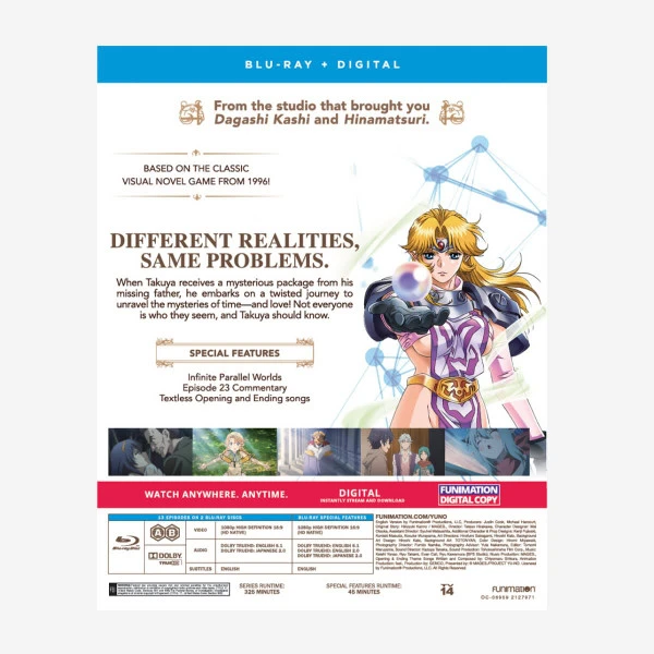 FUNIMATION/CRUNCHYROLL YU-NO A Girl Who Chants Love At The Bound Of This World Part 2 Blu-ray - Image 2