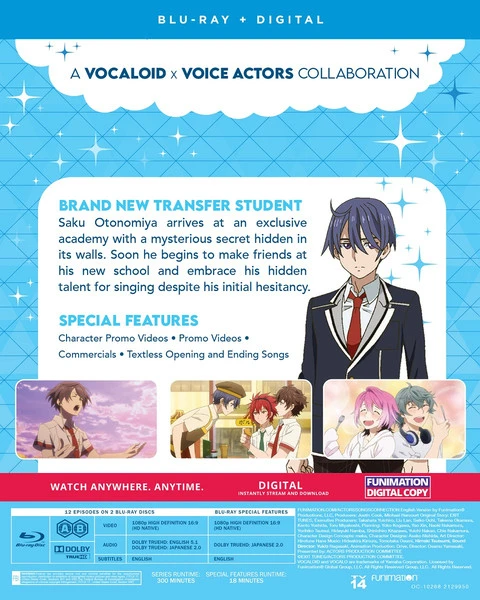 FUNIMATION/CRUNCHYROLL Actors Songs Connection Blu-ray - Image 2