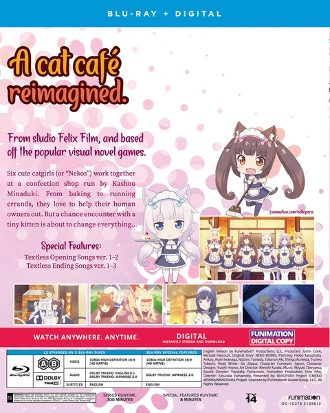 FUNIMATION/CRUNCHYROLL Nekopara Blu-ray - Image 2