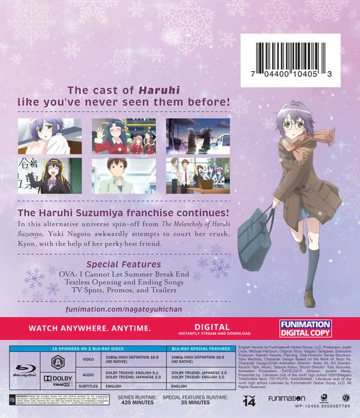 FUNIMATION/CRUNCHYROLL The Disappearance Of Nagato Yuki-chan Essentials Blu-ray - Image 2