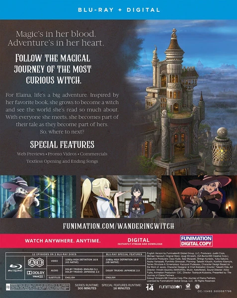 FUNIMATION/CRUNCHYROLL Wandering Witch The Journey Of Elaina Blu-ray - Image 2