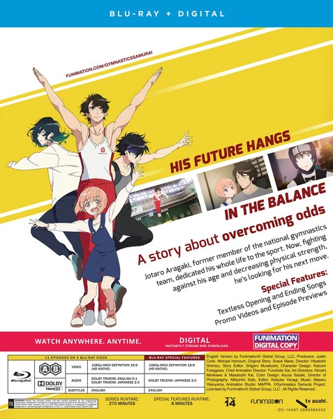 FUNIMATION/CRUNCHYROLL The Gymnastics Samurai Blu-ray - Image 2