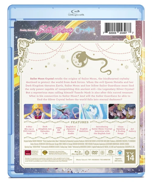 Viz Sailor Moon Crystal Set 1 Limited Edition Blu-ray/DVD - Image 3