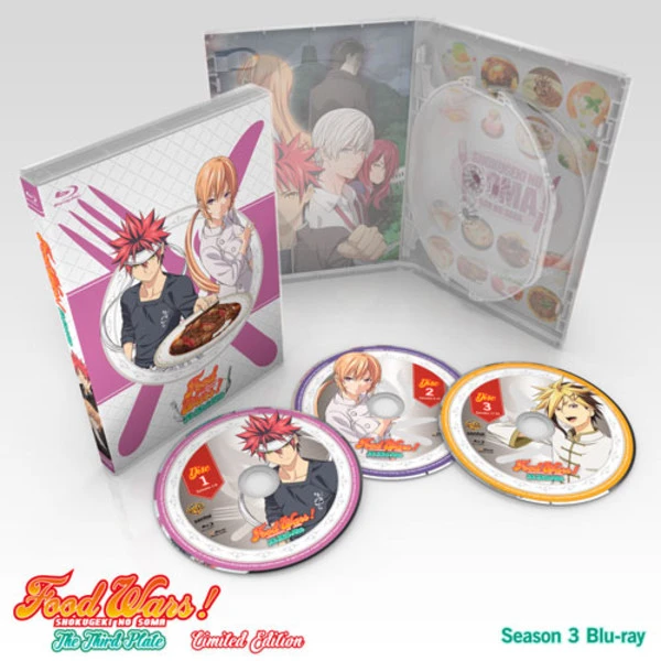 SENTAI FILMWORKS Food Wars! The Third Plate Premium Box Set Blu-ray/DVD - Image 4