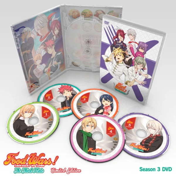 SENTAI FILMWORKS Food Wars! The Third Plate Premium Box Set Blu-ray/DVD - Image 5