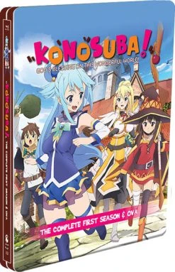 DISCOTEK Konosuba Season 1 + OVA Steelbook Blu-ray